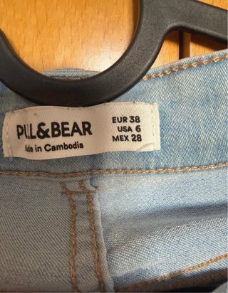 Jeans o vaqueros Pull&Bear tela flexible mujer