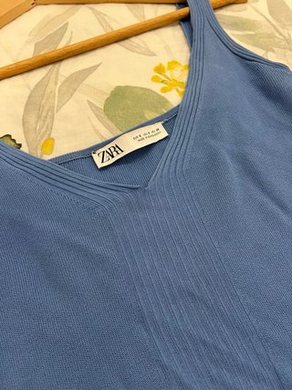 Camiseta Zara Azul