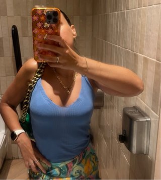 Camiseta Zara Azul