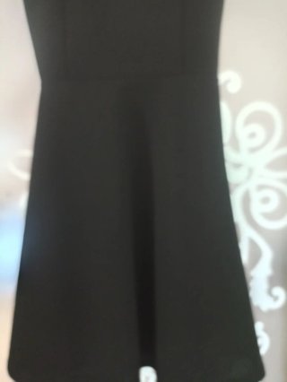 Vestito donna nero con spalline