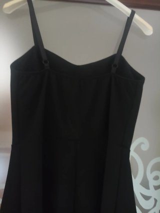 Vestito donna nero con spalline