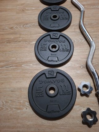 Barra Z + 4 discos 5kg