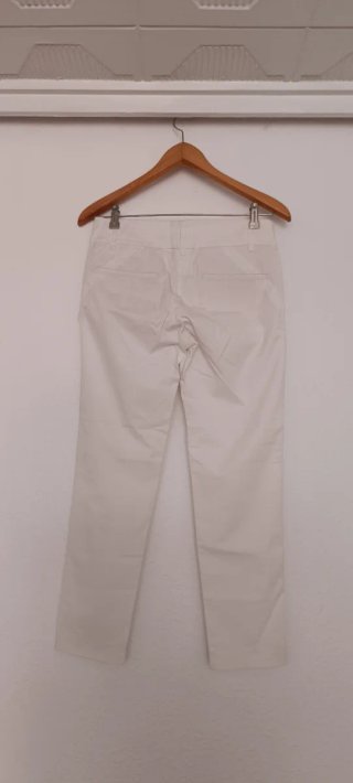 Pantalones blancos de vestir