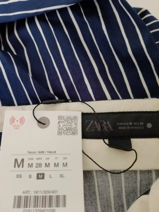 Pantalón Zara rayas t/ M