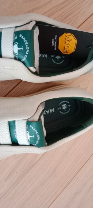 Zapatillas Mujer Blancas y Verdes
