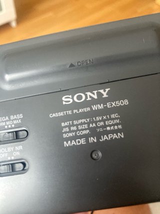 Sony Walkman WM-EX508 Reproductor Cassette