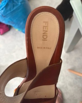 Cuñas Fendi Marrones