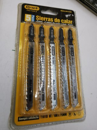 Lote 25 hojas sierra calar HCS para madera