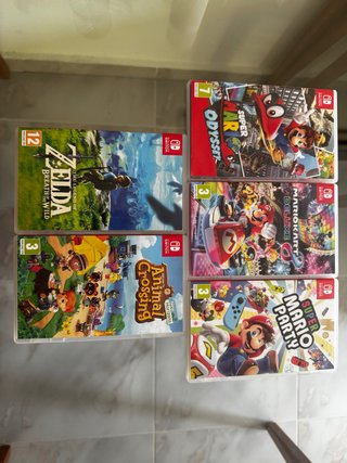 Pack 5 Juegos Nintendo Switch