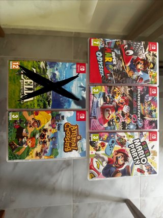 Pack 5 Juegos Nintendo Switch