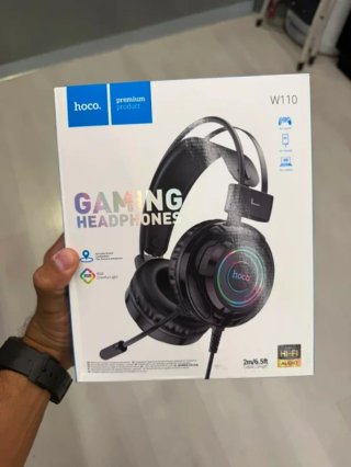 Auriculares gaming HOCO W110 con RGB y micrófono