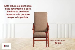 Silla con Brazos. Especial para geriátrico