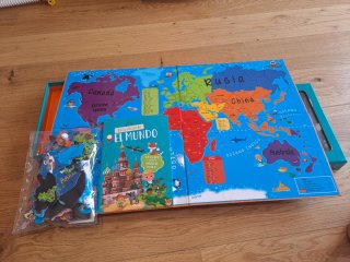 Mapamundi Magnético Auzou El Mundo