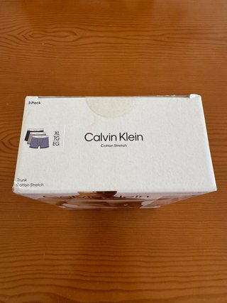 Calvin Klein Pack 3 Calzoncillos Trunk XL