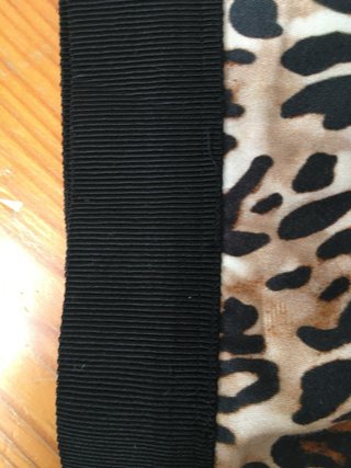 Gonna cotone stampa leopardata