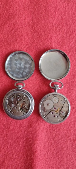 2 relojes de bolsillo antiguos Dogma y Ervil