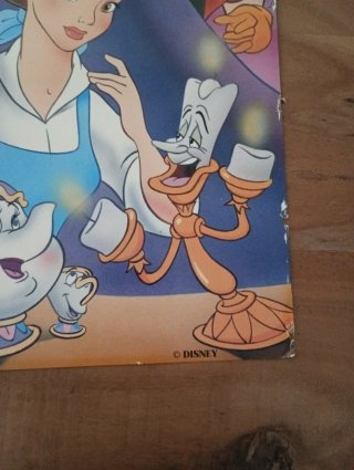 Póster Disney La Bella y La Bestia