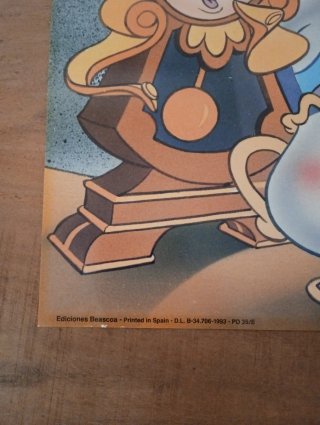 Póster Disney La Bella y La Bestia
