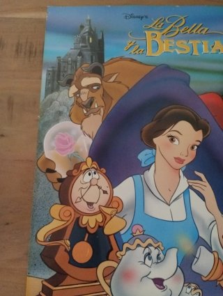 Póster Disney La Bella y La Bestia