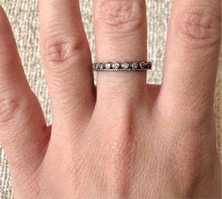 Anillo plata circonitas
