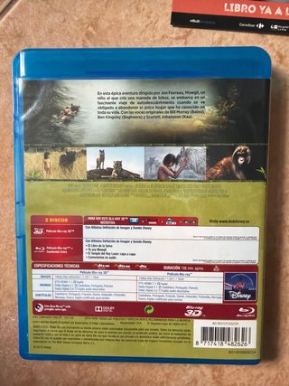 Blu-ray 3D El Libro de la Selva