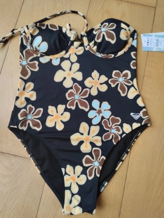Bañador Roxy floral negro talla s