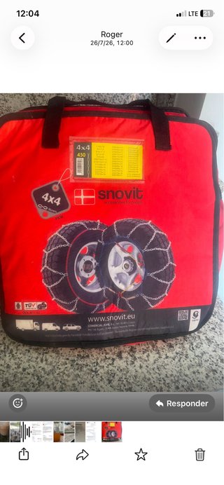 Cadenas para nieve 4x4 Snovit