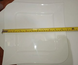 Vajilla Plana Cuadrada Blanca 6 Comensales