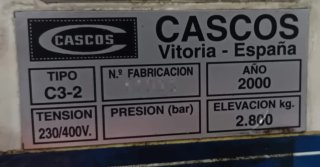 CASCOS C3-2 Motor trifásico para elevador de coche