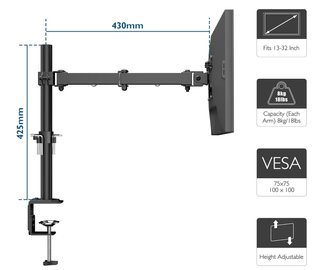 Pack brazo flexible + base portátil