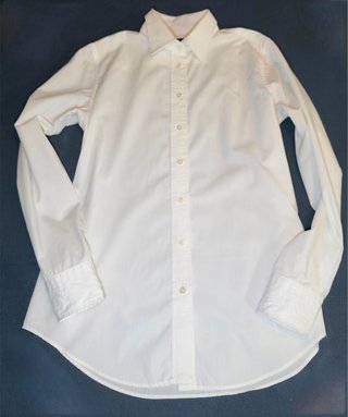 Ralph Lauren Camisa Blanca Mujer Algodón S
