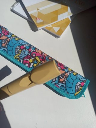 Flauta Hohner con funda