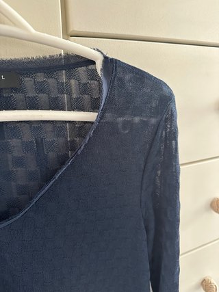 Jersey Cortefiel azul marino entretiempo