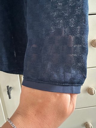 Jersey Cortefiel azul marino entretiempo