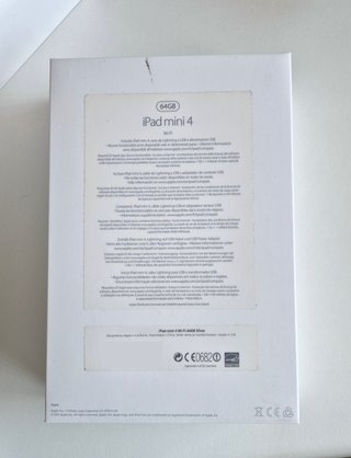 iPad Mini 4 64GB WiFi Plata