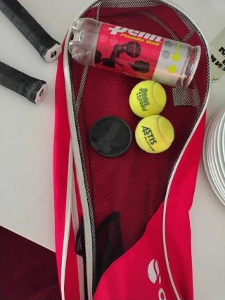 Juego 2 raquetas tenis Artengo + 2 pelotas