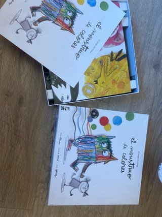 Libro y Juego de Mesa El Monstruo de Colores