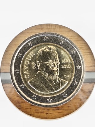 2 Euro Commemorativo Italia 2010 Cavour FDC