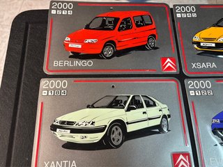 Lote 5 Carteles Metálicos Citroën