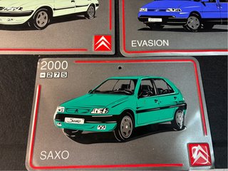 Lote 5 Carteles Metálicos Citroën