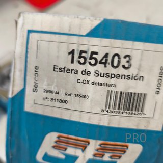 JUEGO ESFERAS SUSPENSION DELANTERAS CITROEN CX NUEVO 155403