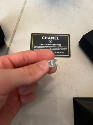 Orecchini Chanel Argento Autenticati