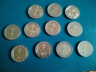 Monedas Francia Árbol de la Vida