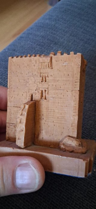 Maqueta castillo Arenas de San Pedro Duques A.