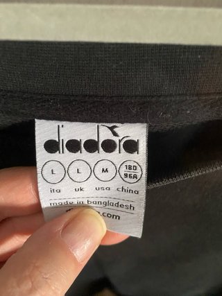 Sudadera Diadora Negra