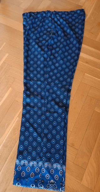 Pantalones de hilo estampados