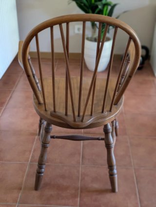 Silla Windsor Madera Marrón