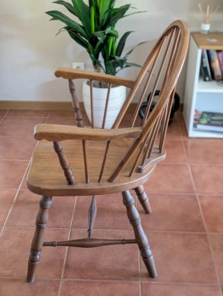 Silla Windsor Madera Marrón