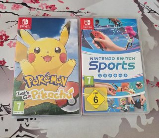 Pokémon Let's Go Pikachu y Nintendo Switch Sports