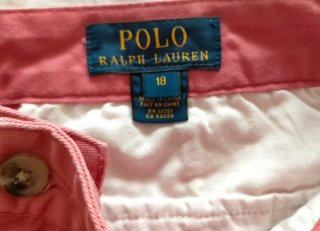 Pantalón corto Polo Ralph Lauren chico rosa